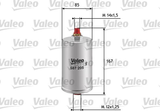 Valeo 587205 - Eļļas filtrs ps1.lv