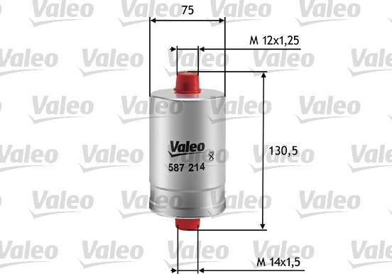 Valeo 587214 - Degvielas filtrs ps1.lv