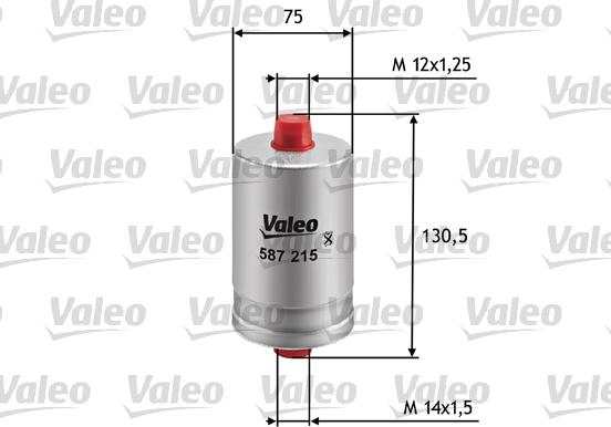 Valeo 587215 - Degvielas filtrs ps1.lv