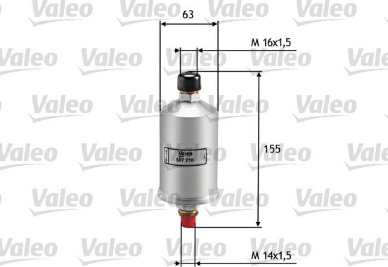 Valeo 587210 - Eļļas filtrs ps1.lv