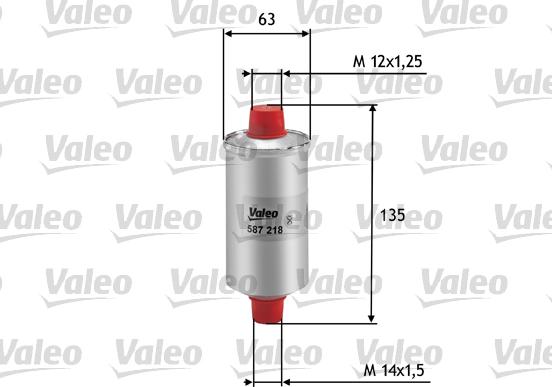 Valeo 587218 - Eļļas filtrs ps1.lv