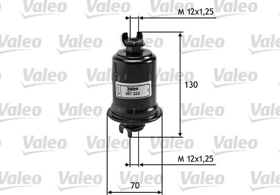 Valeo 587222 - Degvielas filtrs ps1.lv