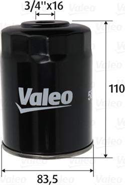 Valeo 587754 - Degvielas filtrs ps1.lv