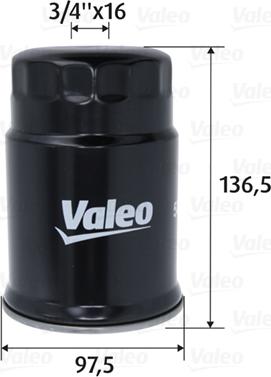 Valeo 587758 - Degvielas filtrs ps1.lv