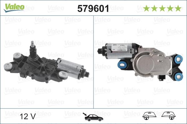 Valeo 579601 - Stikla tīrītāju motors ps1.lv