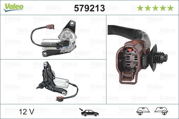 Valeo 579213 - Stikla tīrītāju motors ps1.lv