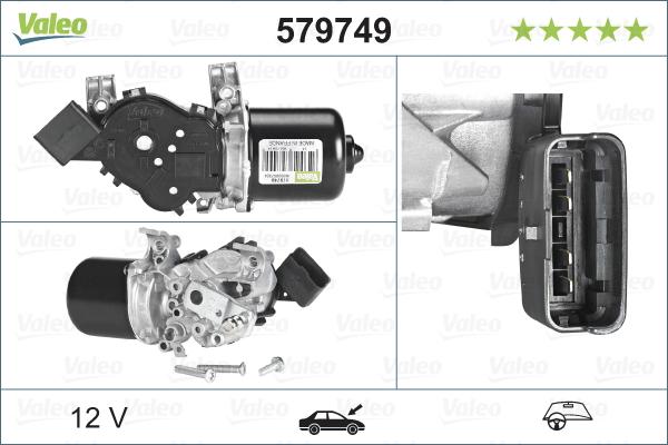 Valeo 579749 - Stikla tīrītāju motors ps1.lv