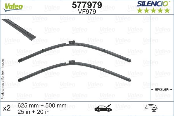 Valeo 577979 - Stikla tīrītāja slotiņa ps1.lv