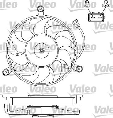 Valeo 696043 - Ventilators, Motora dzesēšanas sistēma ps1.lv