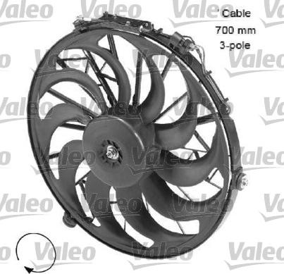 Valeo 696058 - Ventilators, Motora dzesēšanas sistēma ps1.lv