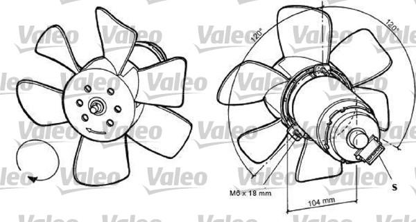 Valeo 696031 - Ventilators, Motora dzesēšanas sistēma ps1.lv