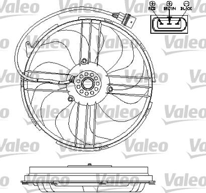 Valeo 696196 - Ventilators, Motora dzesēšanas sistēma ps1.lv