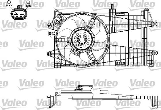 Valeo 696197 - Ventilators, Motora dzesēšanas sistēma ps1.lv