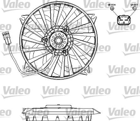 Valeo 696141 - Ventilators, Motora dzesēšanas sistēma ps1.lv