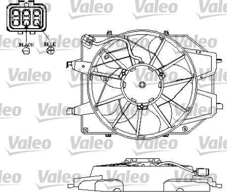 Valeo 696152 - Ventilators, Motora dzesēšanas sistēma ps1.lv