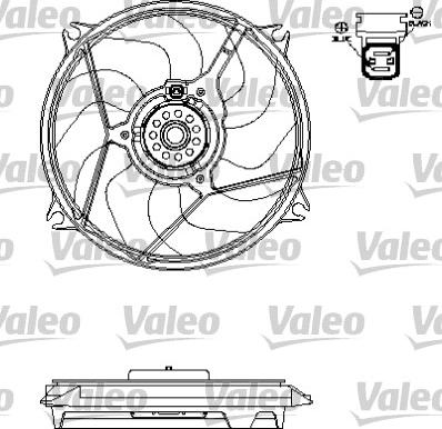 Valeo 696138 - Ventilators, Motora dzesēšanas sistēma ps1.lv