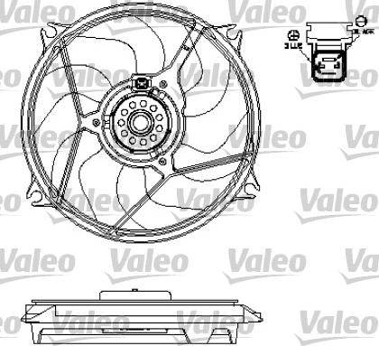 Valeo 696137 - Ventilators, Motora dzesēšanas sistēma ps1.lv