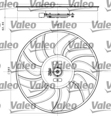 Valeo 696350 - Ventilators, Motora dzesēšanas sistēma ps1.lv