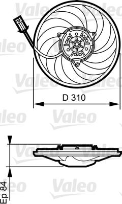 Valeo 696367 - Ventilators, Motora dzesēšanas sistēma ps1.lv