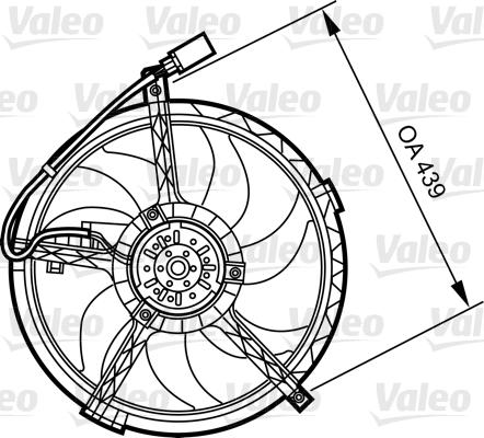 Valeo 696379 - Ventilators, Motora dzesēšanas sistēma ps1.lv