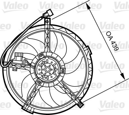 Valeo 696378 - Ventilators, Motora dzesēšanas sistēma ps1.lv