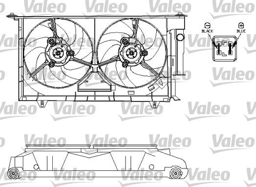 Valeo 696214 - Ventilators, Motora dzesēšanas sistēma ps1.lv