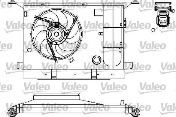 Valeo 696211 - Ventilators, Motora dzesēšanas sistēma ps1.lv