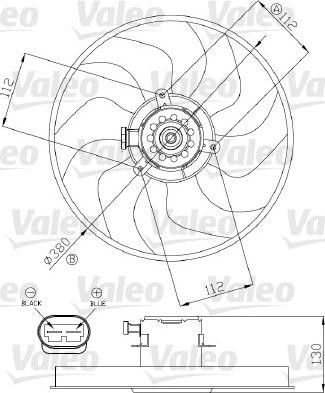 Valeo 696288 - Ventilators, Motora dzesēšanas sistēma ps1.lv