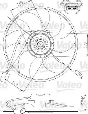 Valeo 696287 - Ventilators, Motora dzesēšanas sistēma ps1.lv