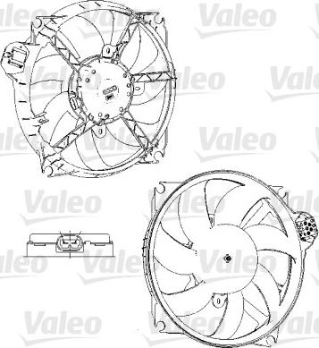 Valeo 696229 - Ventilators, Motora dzesēšanas sistēma ps1.lv