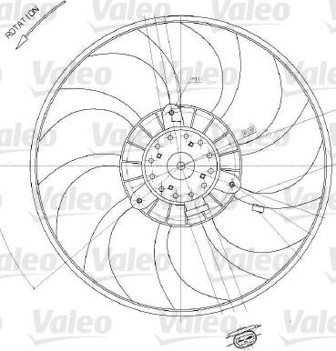 Valeo 698412 - Ventilators, Motora dzesēšanas sistēma ps1.lv