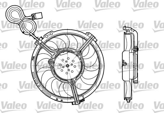 Valeo 698658 - Ventilators, Motora dzesēšanas sistēma ps1.lv