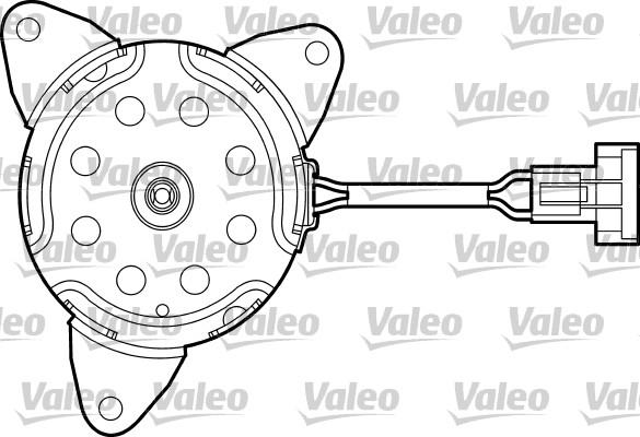 Valeo 698669 - Elektromotors, Dzes. sist. radiatora ventilators ps1.lv