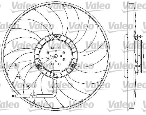 Valeo 698609 - Ventilators, Motora dzesēšanas sistēma ps1.lv