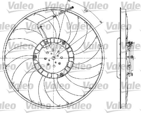 Valeo 698610 - Ventilators, Motora dzesēšanas sistēma ps1.lv