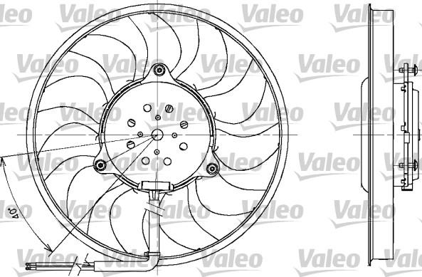 Valeo 698611 - Ventilators, Motora dzesēšanas sistēma ps1.lv