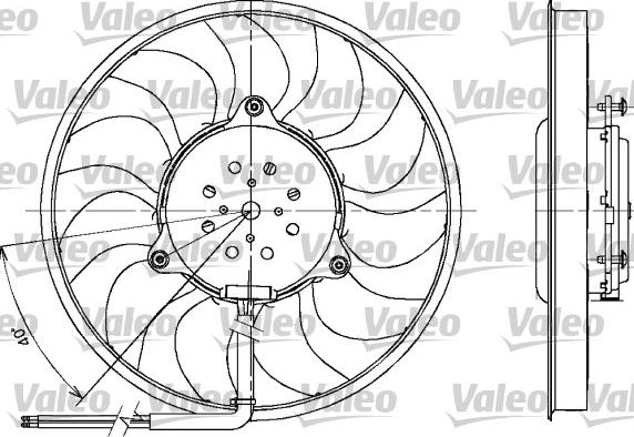 Valeo 698612 - Ventilators, Motora dzesēšanas sistēma ps1.lv