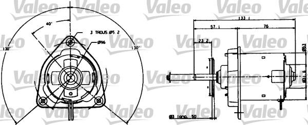 Valeo 698004 - Elektromotors, Dzes. sist. radiatora ventilators ps1.lv