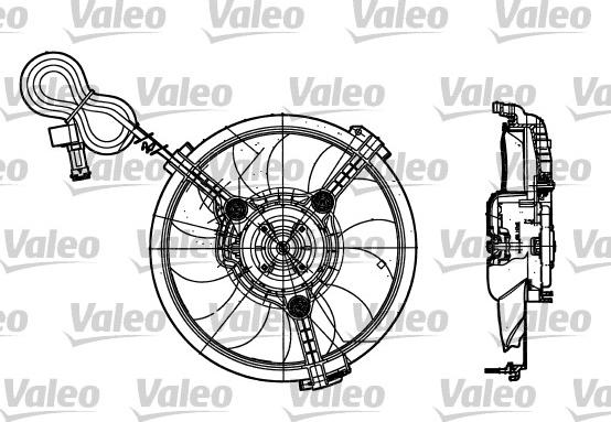 Valeo 698182 - Ventilators, Motora dzesēšanas sistēma ps1.lv