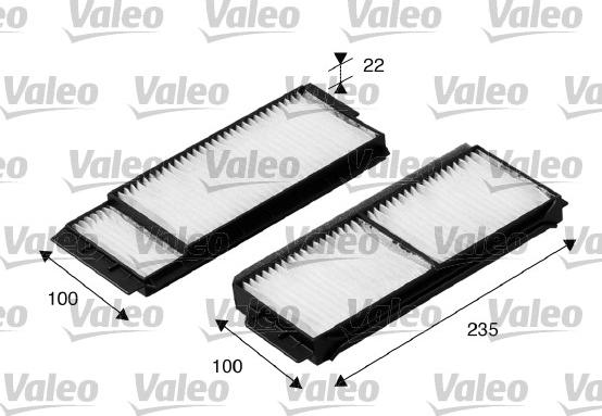 Valeo 698892 - Filtrs, Salona telpas gaiss ps1.lv