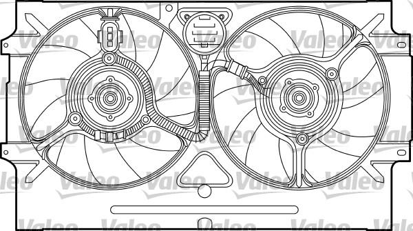 Valeo 698320 - Ventilators, Motora dzesēšanas sistēma ps1.lv