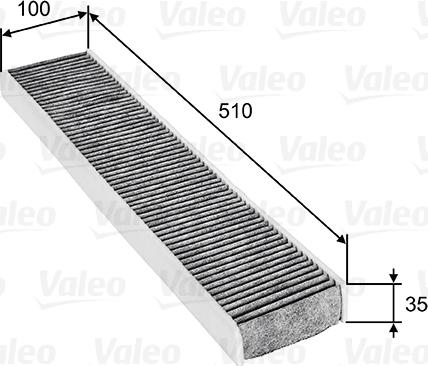 Valeo 698745 - Filtrs, Salona telpas gaiss ps1.lv