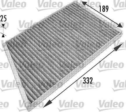 Valeo 698743 - Filtrs, Salona telpas gaiss ps1.lv