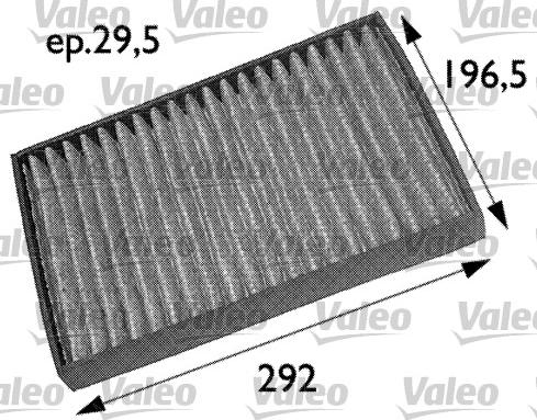 Valeo 698709 - Filtrs, Salona telpas gaiss ps1.lv