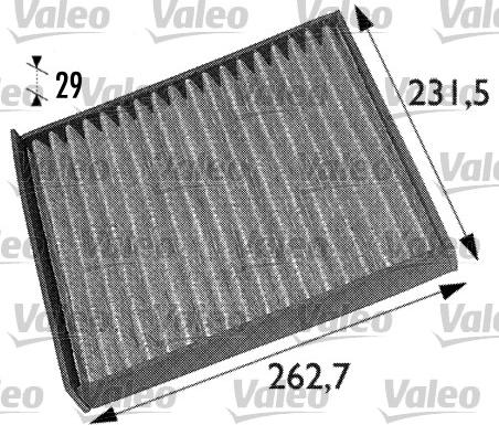 Valeo 698708 - Filtrs, Salona telpas gaiss ps1.lv