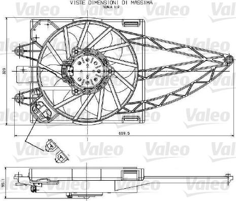 Valeo 698789 - Ventilators, Motora dzesēšanas sistēma ps1.lv