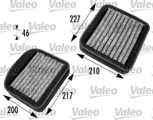 Valeo 698772 - Filtrs, Salona telpas gaiss ps1.lv