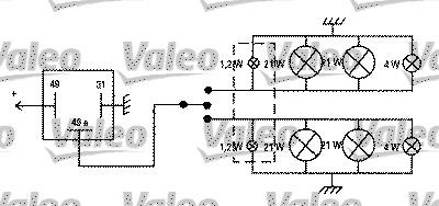 Valeo 641422 - Pagrieziena signāla pārtraucējs ps1.lv