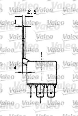 Valeo 643512 - Relejs, Darba strāva ps1.lv