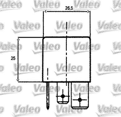 Valeo 643827 - Relejs, Darba strāva ps1.lv